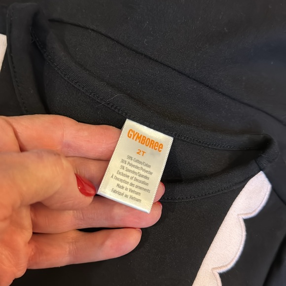 Gymboree Black and Pink Kids Dress Size 2T - Picture 3 of 6